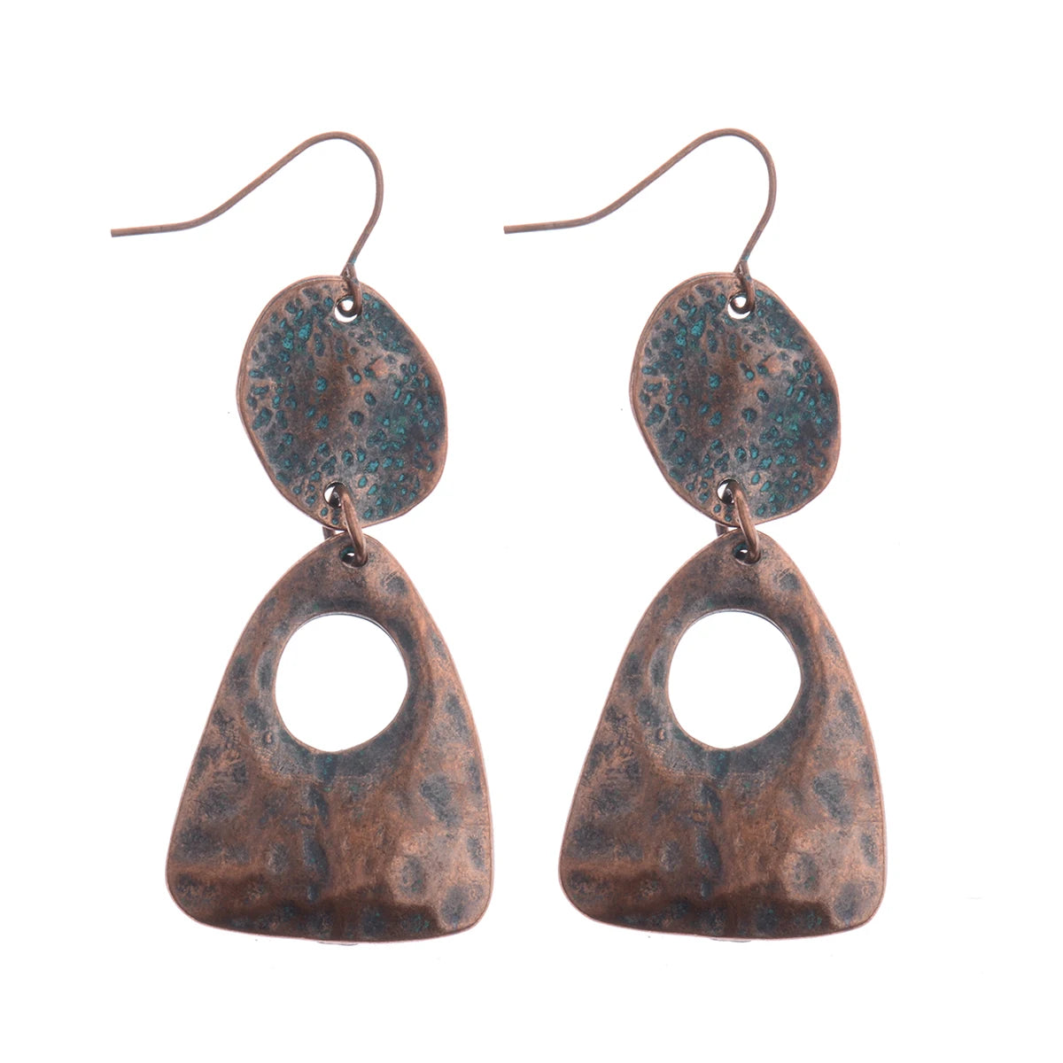 Vintage Bronze Arrow Alloy Dangle Earrings