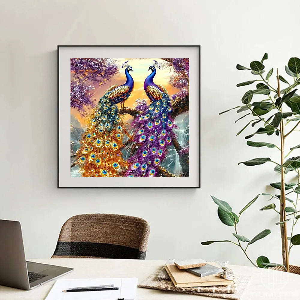 Peacock Diamond Painting Kit