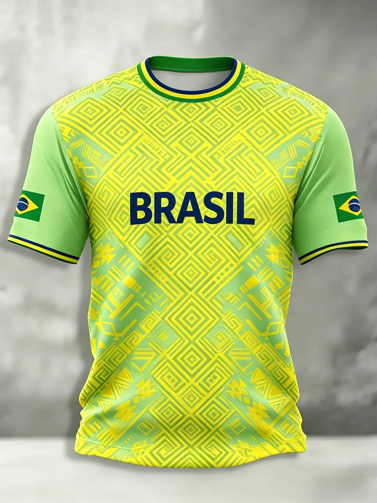 Brazil Football Jersey Short Sleeve