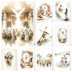 Jesus Sketch Canvas Posters