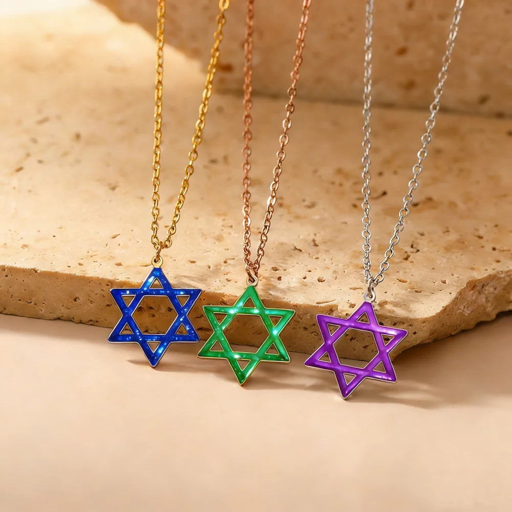 Simple Star of David Necklace