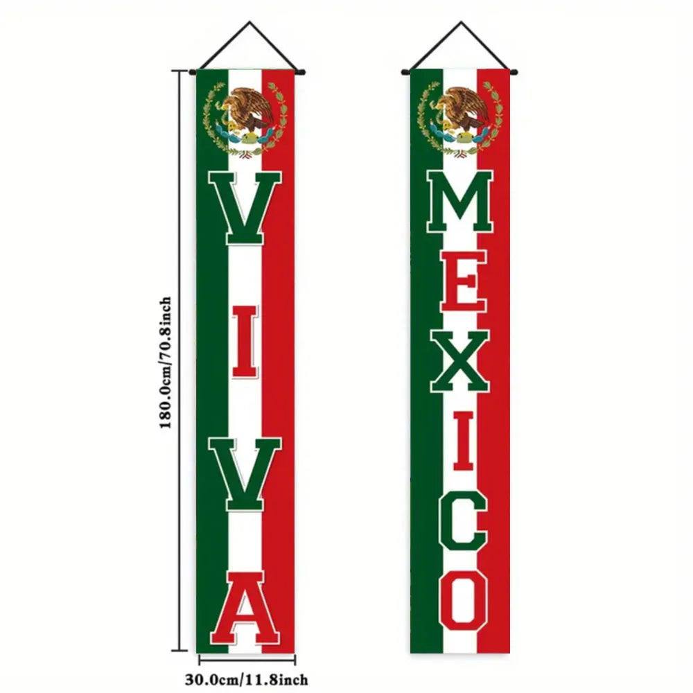 Viva Mexico Independence Day Banner