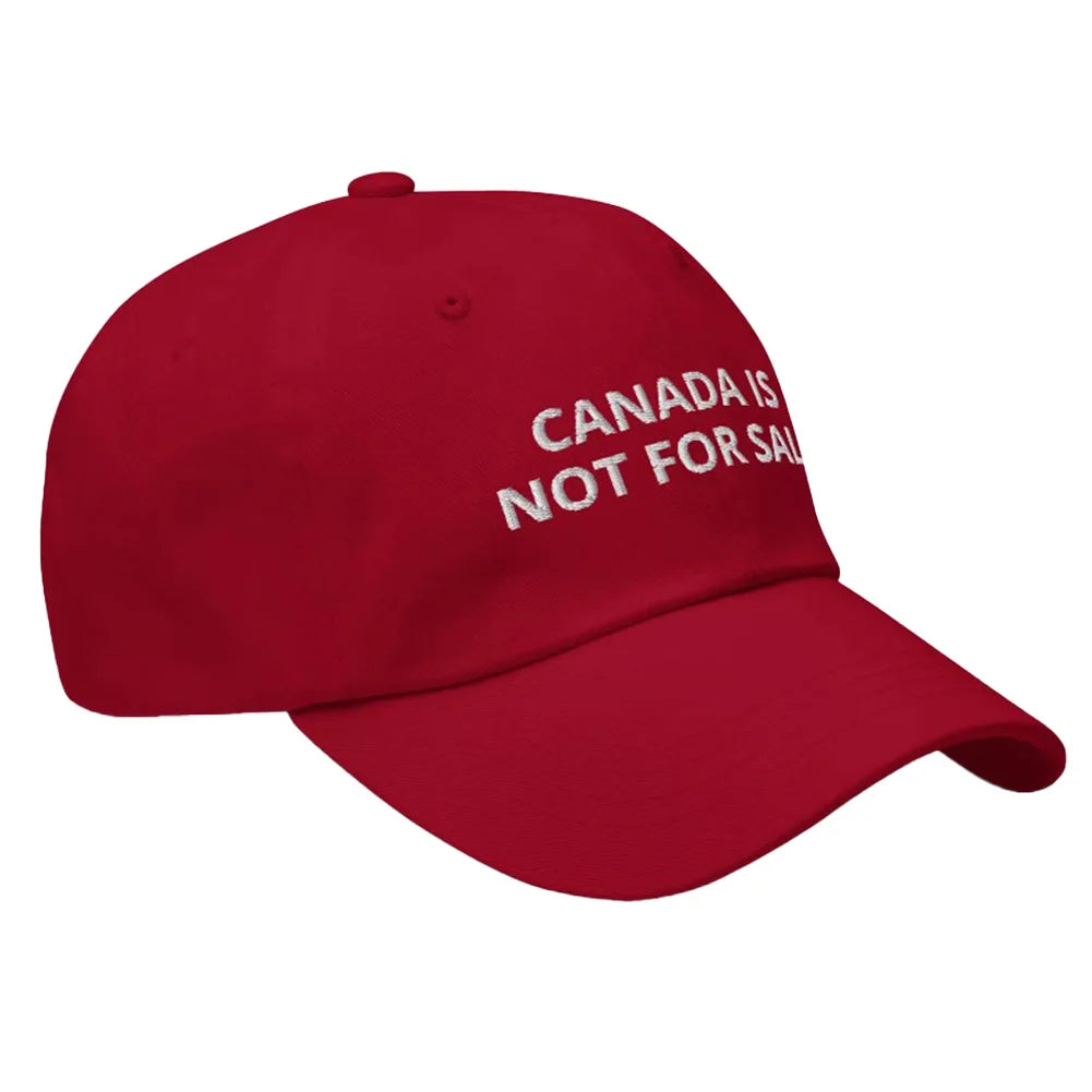 Canada is Not for Sale Hat Adjustable Vintage Baseball Cap Spring Summer Men Women Outdoor Sports Trucker Hat for Hiking Fishing