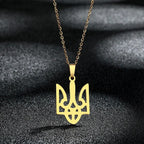 Engraved Ukraine Necklace
