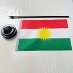 Kurdish flag14x21cm Office Desk