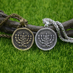 Nostalgia Judaica Menorah Pendant Jewish Jewelry Necklace