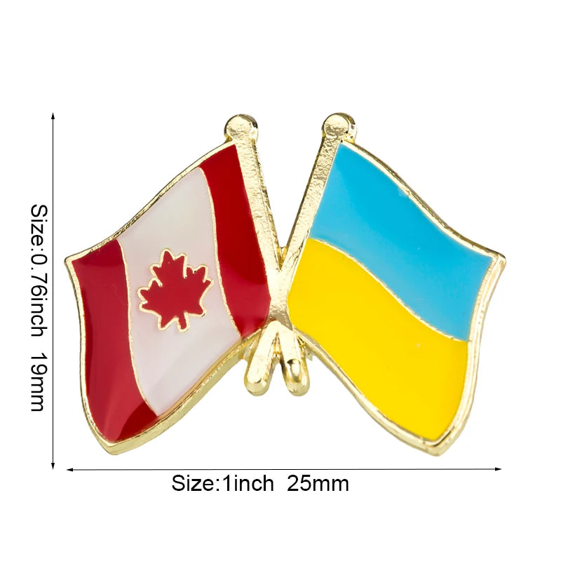 Ukraine Flag Laple Pin Badge
