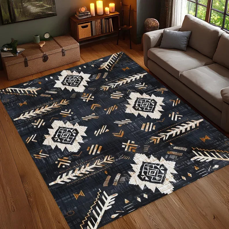 American Native Indian Pattern Carpet Mat Rug Home Decor
