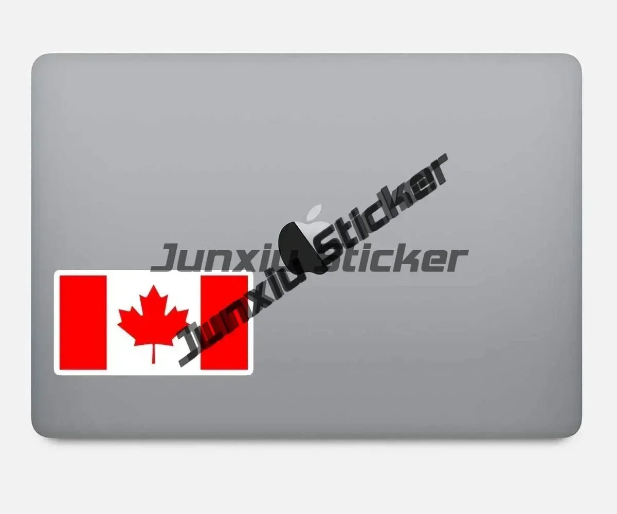 Canada Flag Sticker Maple Leaf Shaped Canadian Love Native Tablet Flag Vinyl Decal Sticker for Cars Laptop Phone Walls Windows