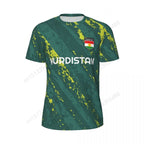 Kurdistan Flag 3D Printed T Shirt