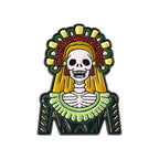 La Calavera Catrina Mexico Day Of The Dead Enamel Pins
