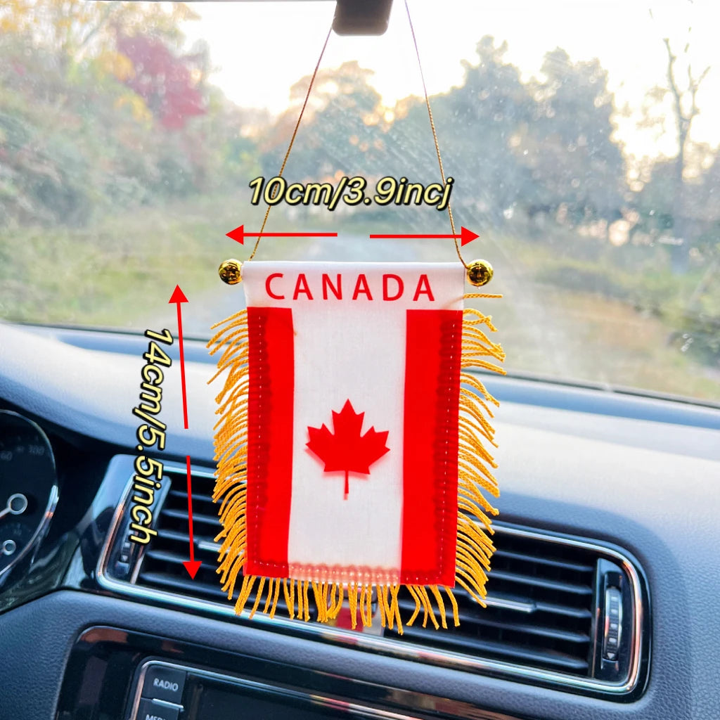 Car Window Flags Canadian