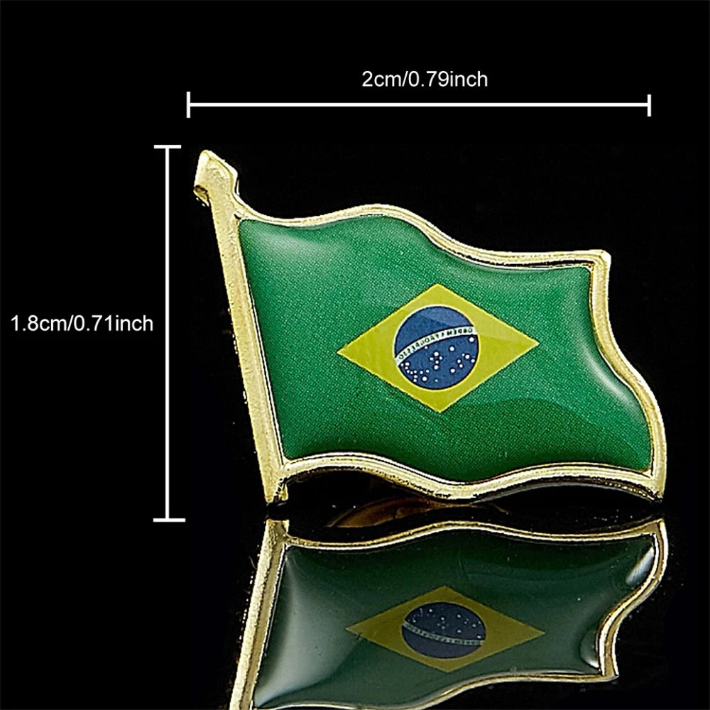 Brazil Pin Badges
