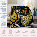 Peacock Feather Throw