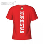 Tight Sports T-shirt Kurdistan Flag