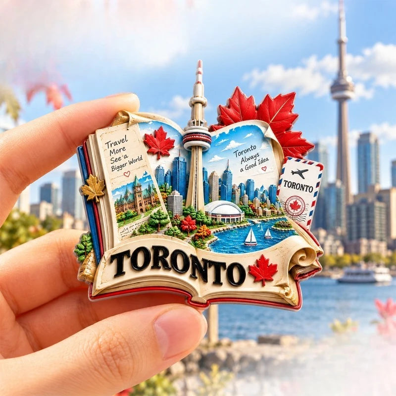 Toronto Maple Leaf Landmark Fridge Magnet