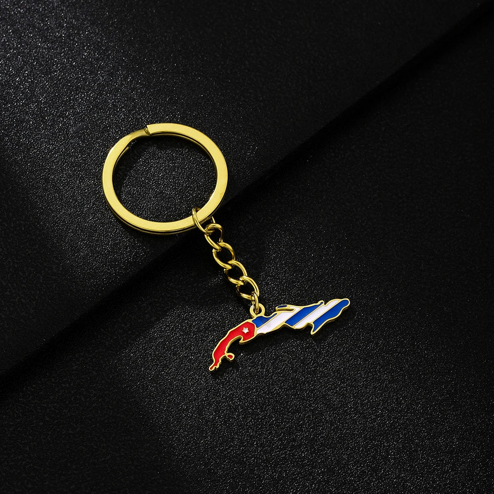 Cuba Map Pendant