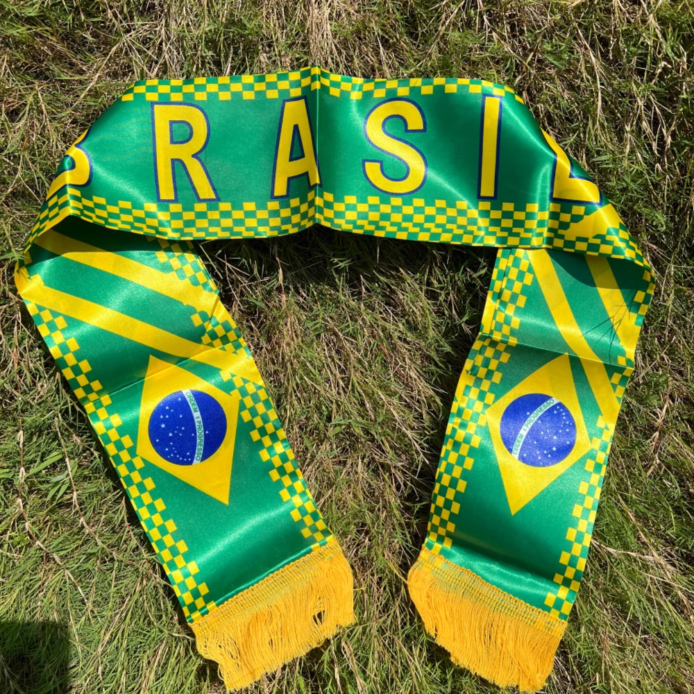 Brazil Flag Scarf for Fans