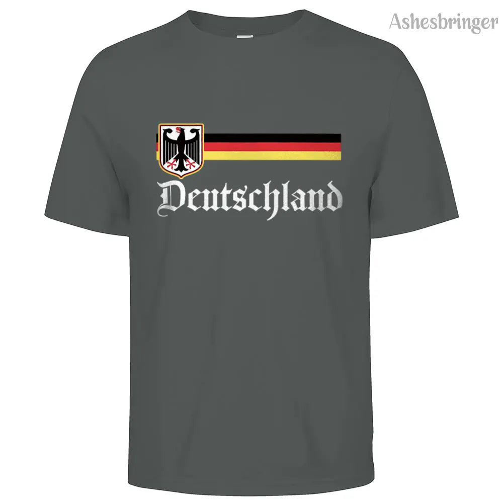 Cotton Germany Flag T Shirt