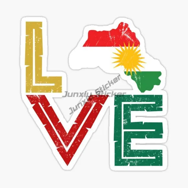 Kurdistan National Emblem Sticker