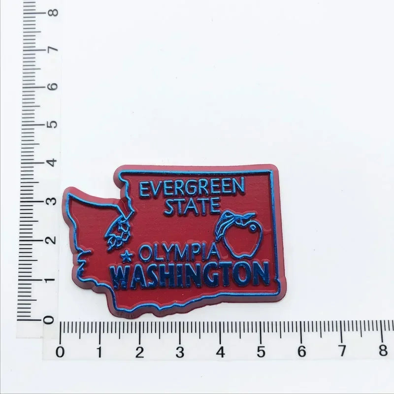 U.S. States Refrigerator Magnet