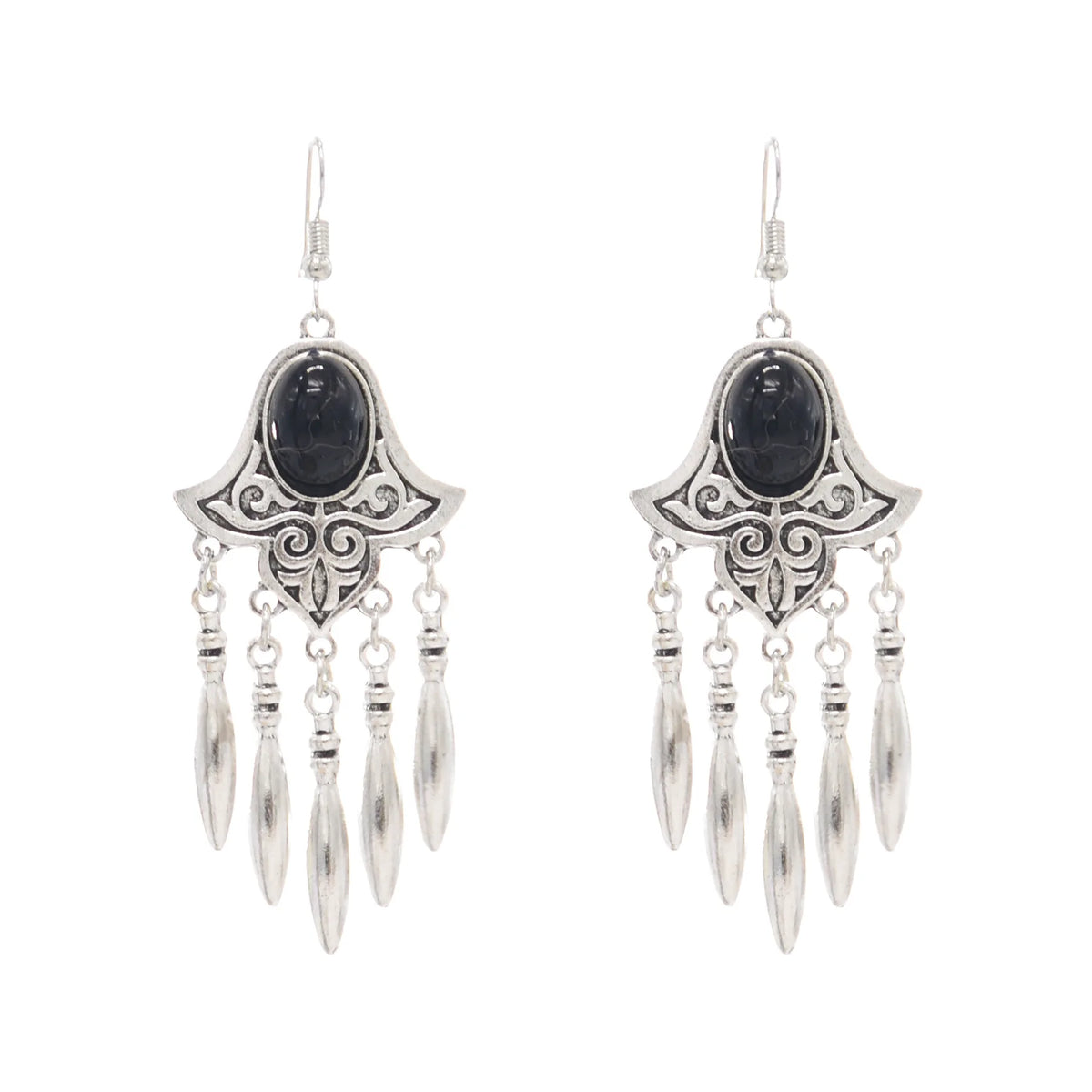 Silver Color Vintage Earrings