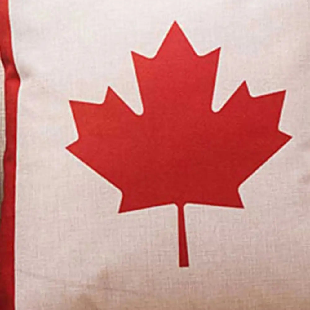 Canadian Flag Throw Pillow Case