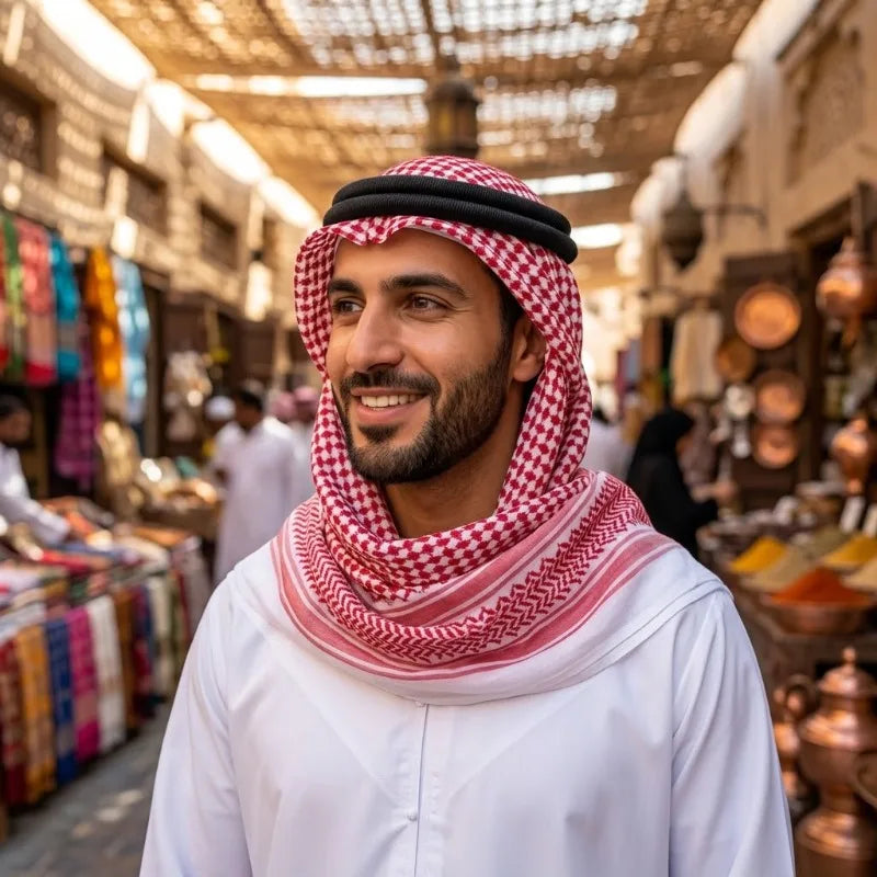 Mens Arab Style Headscarf