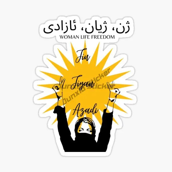 KURDISTAN Flag Car Stickers
