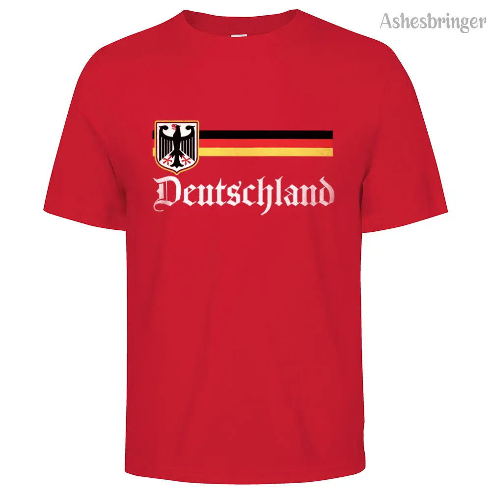 Cotton Germany Flag T Shirt
