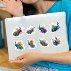 Peacock Stickers, for phone case, laptop, and more