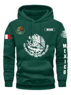 Hoodie Sweatshirt Mexican Flag Eagle – Warm Casual Top