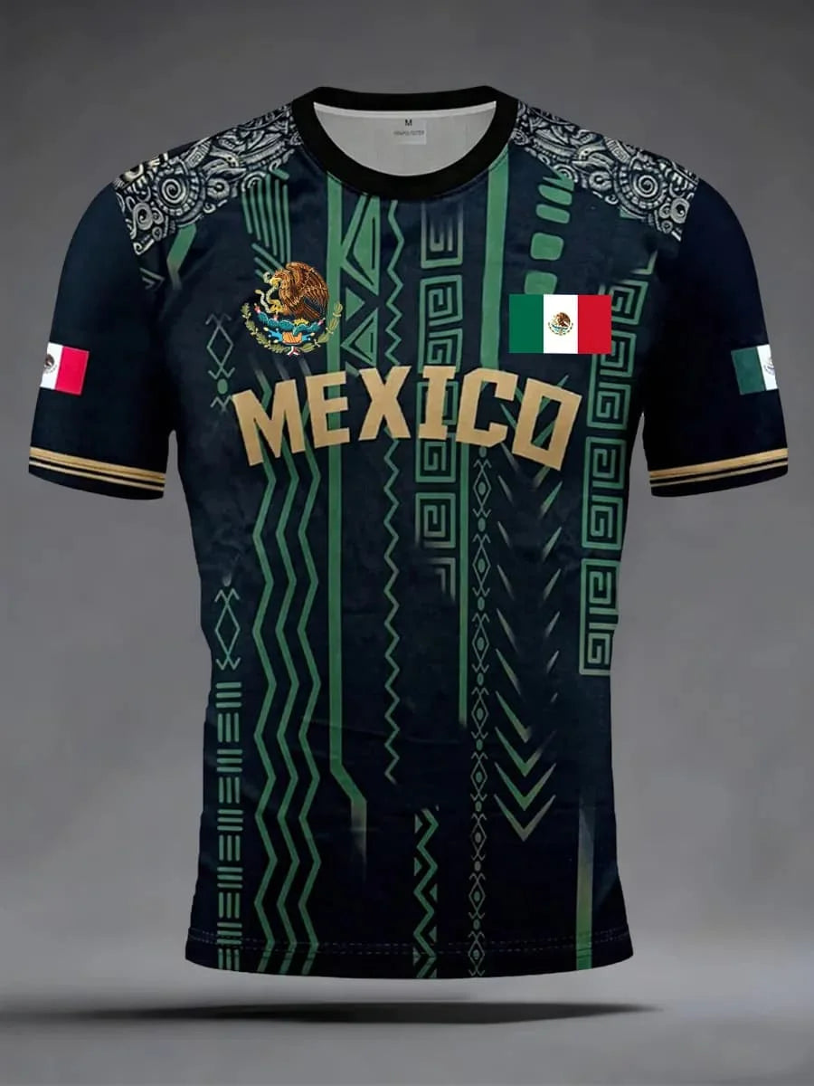 Mexico National Soccer Jersey Football T Shirt