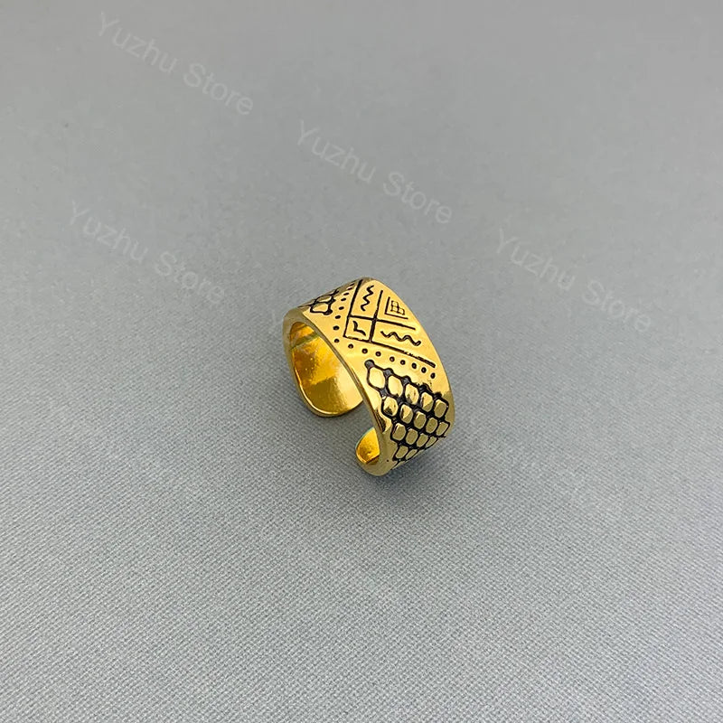 Geometric Kufiya Rings