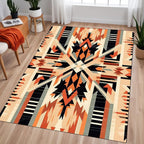 Southwestern Rug, Aztec Tribal, Native American Design