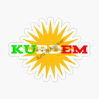 Kurdistan Flag Car Stickers