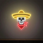 Devil Skull Neon Sign