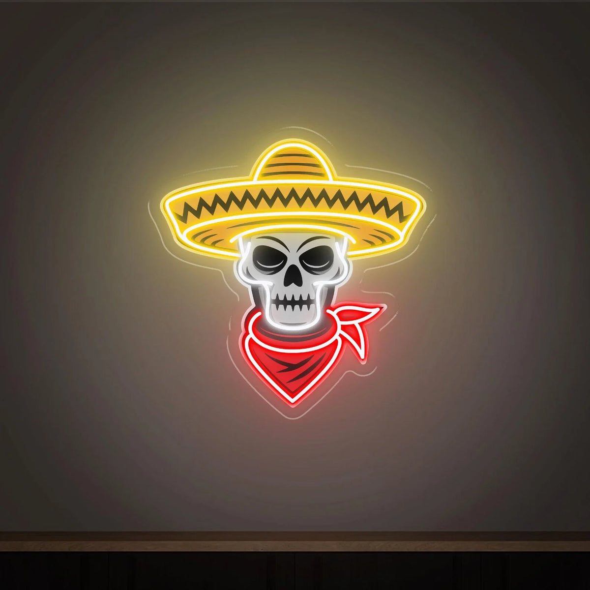 Devil Skull Neon Sign