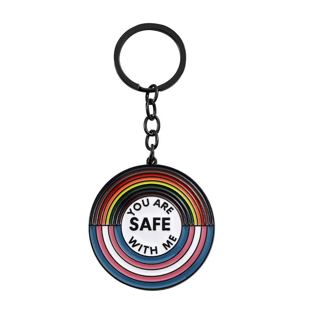 You Are Safe with Me Rainbow Flag Pride LGBTQ
