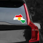 Kurdistan Kurds Map Creative Stickers Car