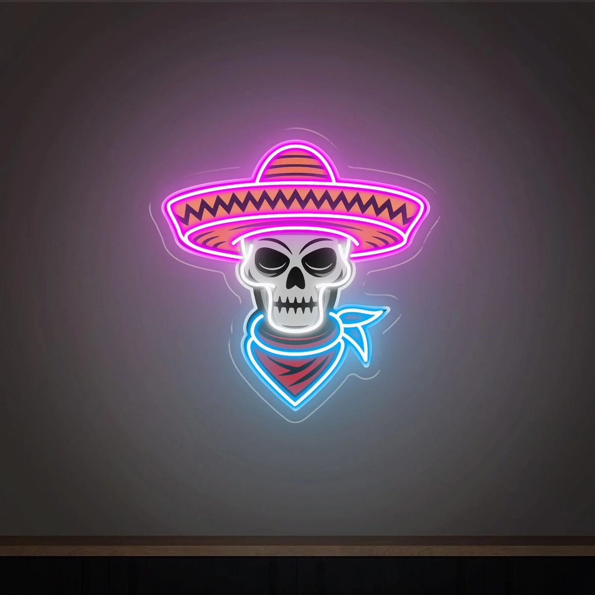 Devil Skull Neon Sign