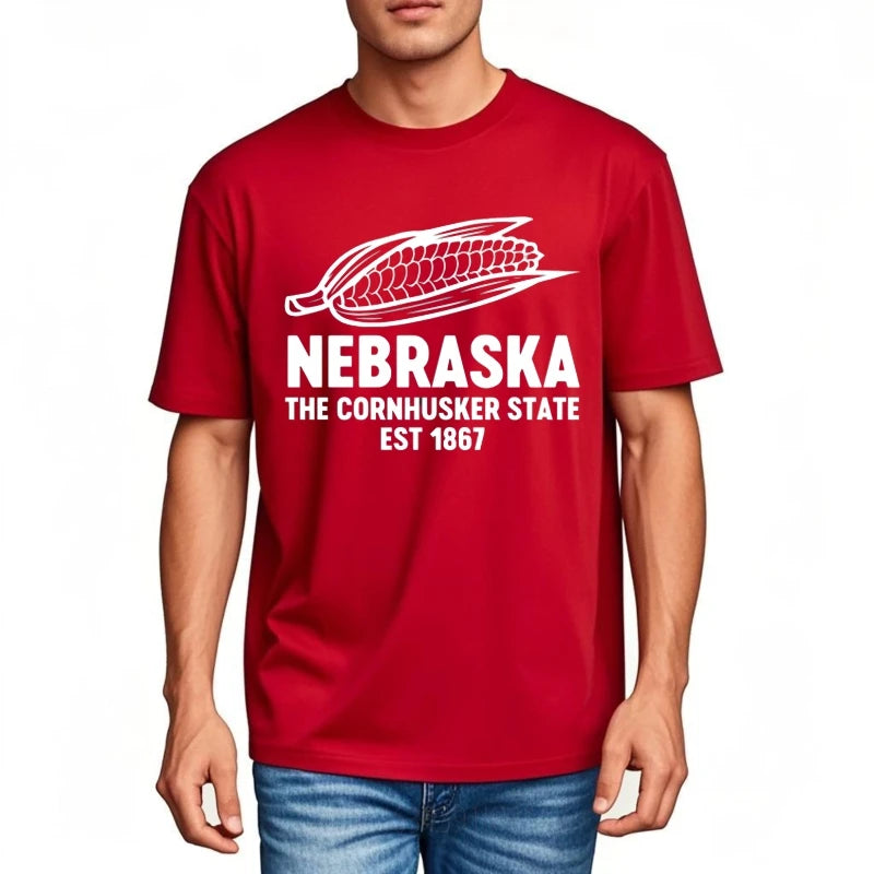 T-shirt Unisex Nebraska The Cornhusker State