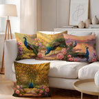 Peacock Pillowcase Decor