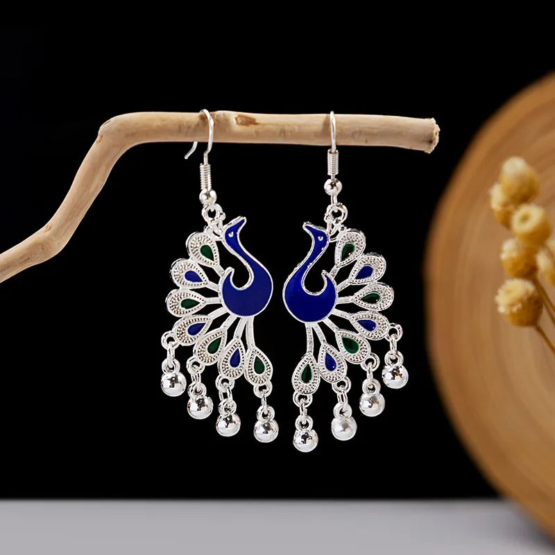 Peacock Earrings