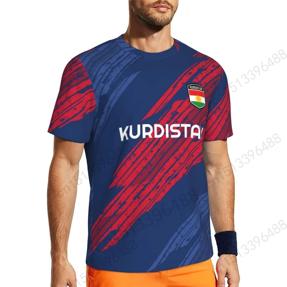 Kurdistan Flag 3D Printed T Shirt