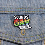 LGBT Rainbow Enamel Pins Pride