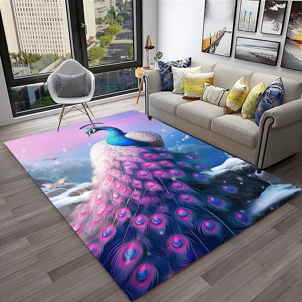 Peacock Rug Doormat