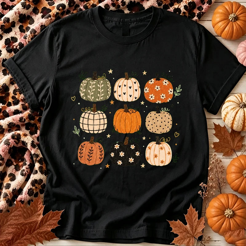 Vintage Pumpkin Fall Vibes T-shirts