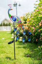 Peacock Solar Garden Light