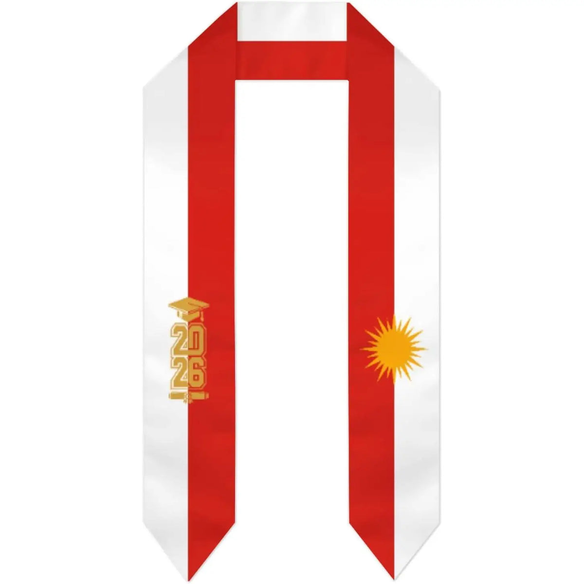 Class of 2026 Yezidi Flag Stoles Shawls for Graduation